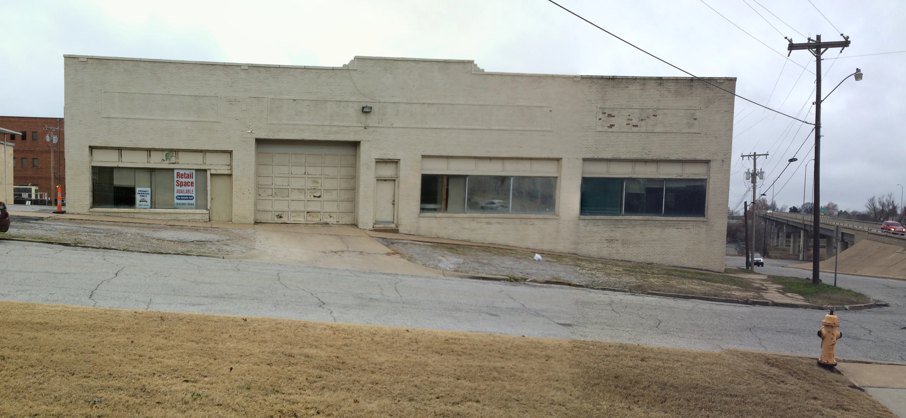 The existing parking garage currently located at the site (Photo: Kinslow, Keith & Todd)