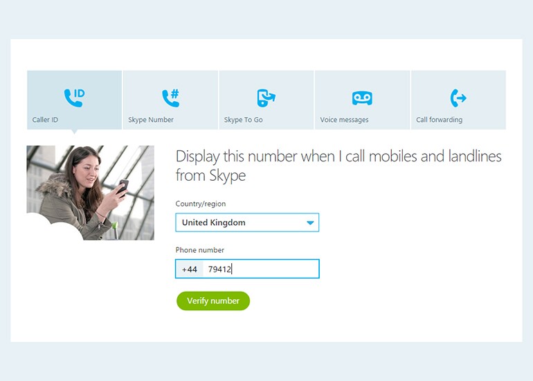 Set up caller ID so your contacts know who's calling