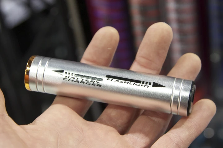 Poldera's Power Bank is part LED flashlight, part back-up phone charger