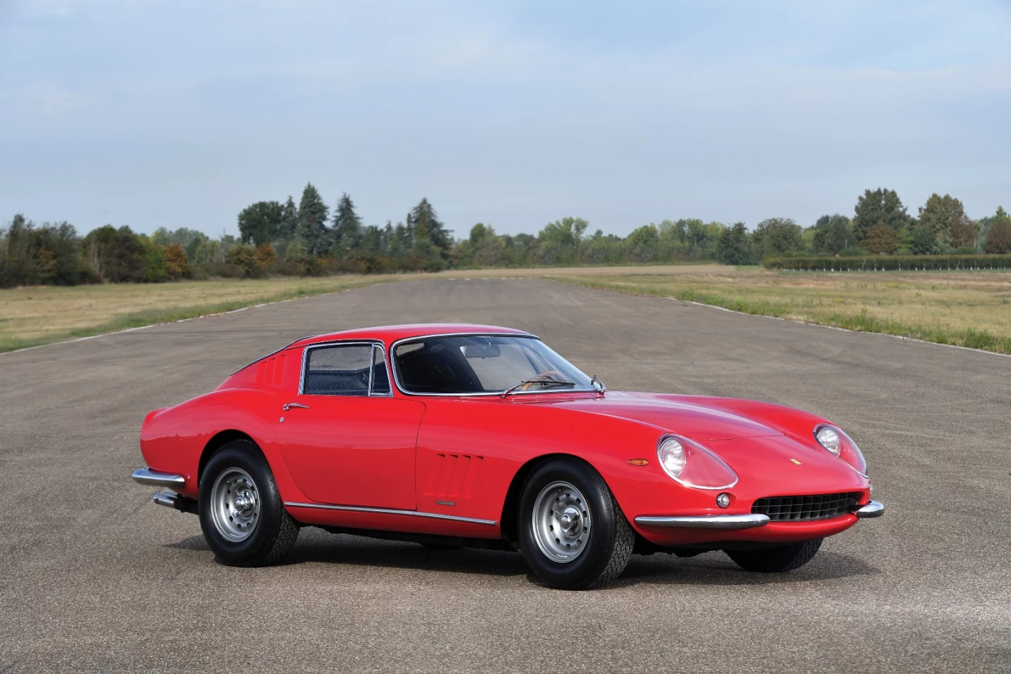 Luigi Compiano's collection includes the whole gamut of very expensive and desirable four wheelers, with more than a dozen Ferraris, the most valuable of which is expected to be a matching-numbers 1966 Ferrari 275 GTB/6C Alloy.The car is the first of seven long-nose, six-carburetor, alloy body, torque tube 275 GTBs built and will be one of the prizes of the auction.