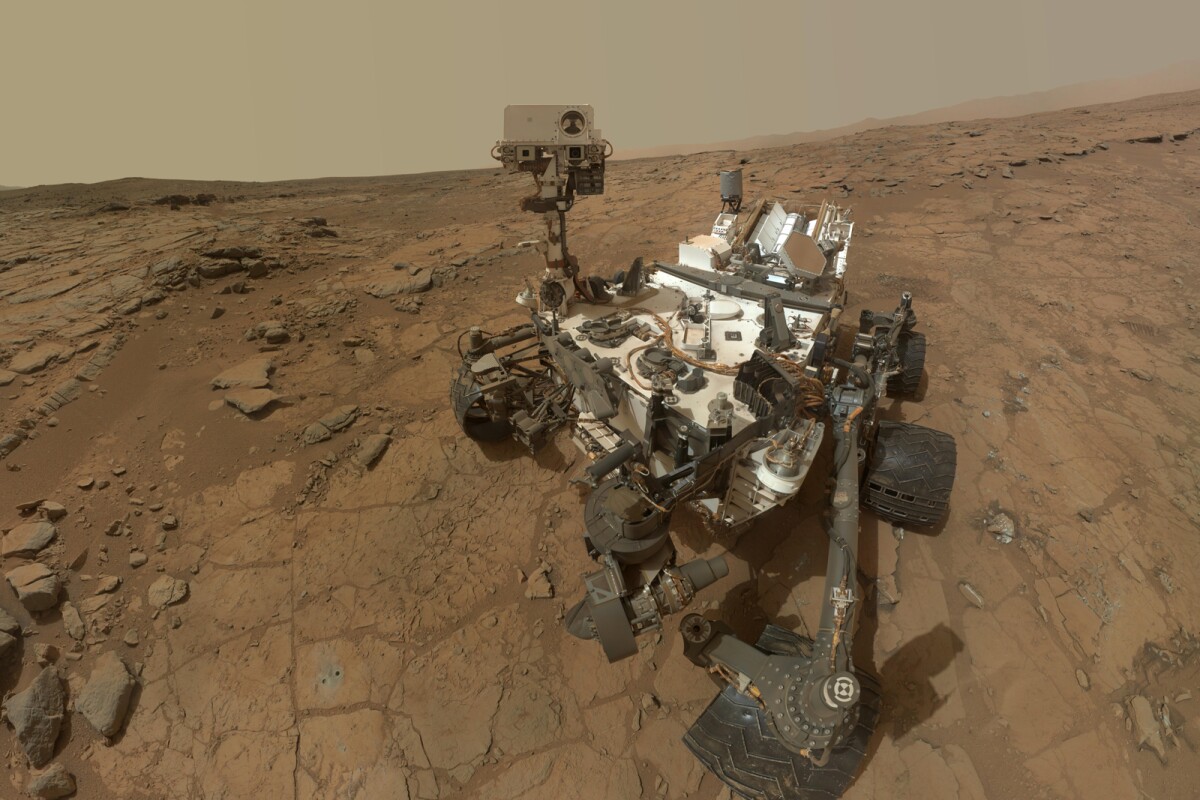 Self-portrait of NASA's Mars rover Curiosity taken on February 3 (Image: NASA)