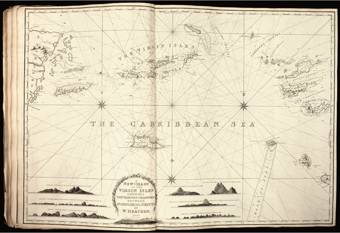 The Marine Atlas or Seaman's Complete Pilot by William Heather is rare and the last two copies to come to auction prior to this were at Sotheby's in 2012 where it fetched $91,044 (GBP £56,450) and Christies in 2016 where it fetched $115,440 (GBP £80,500). This copy fetched $147,004 at Christies on December 13, 2017
