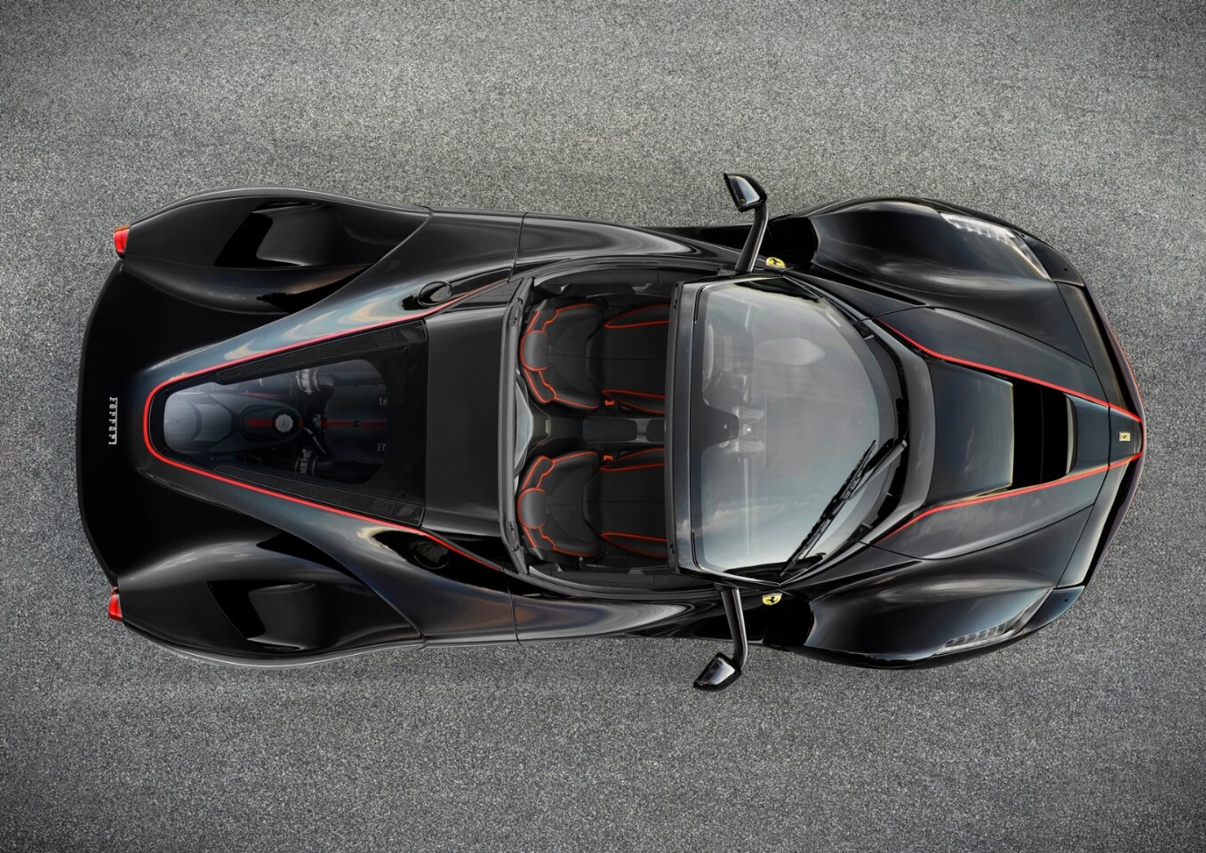 The convertible LaFerrari will be available with a carbon-fiber hard top and a soft top