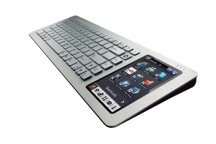 ASUS' Eee keyboard pc combines all the functionality of a netbook with a wireless keyboard