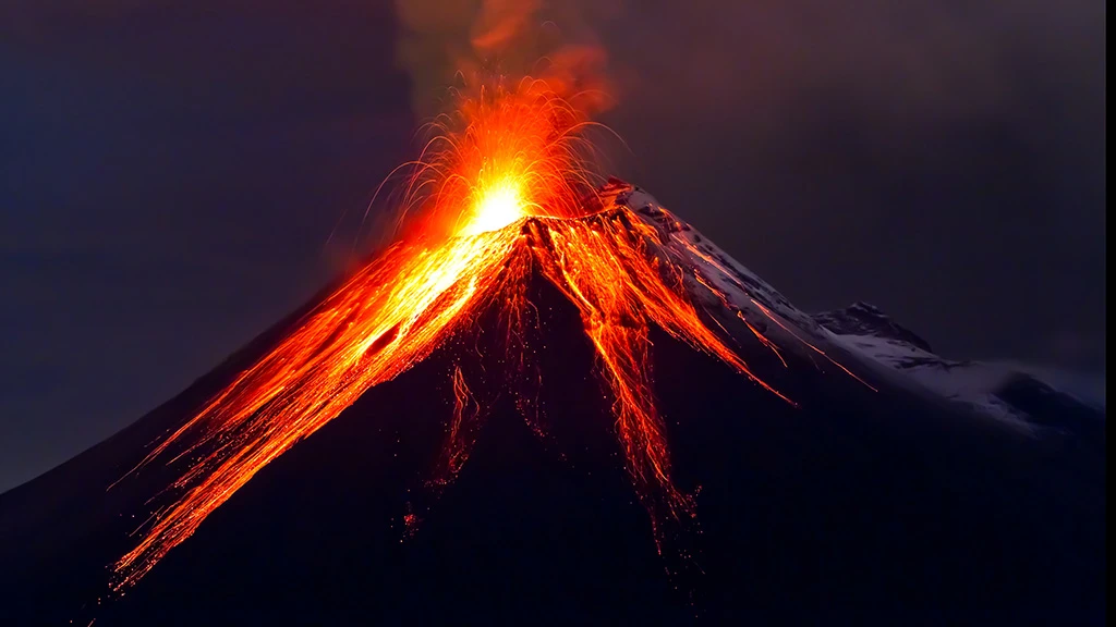 Researchers have discovered a strong historical link between global temperature increases and increases in volcanic activity (Photo: Shutterstock)