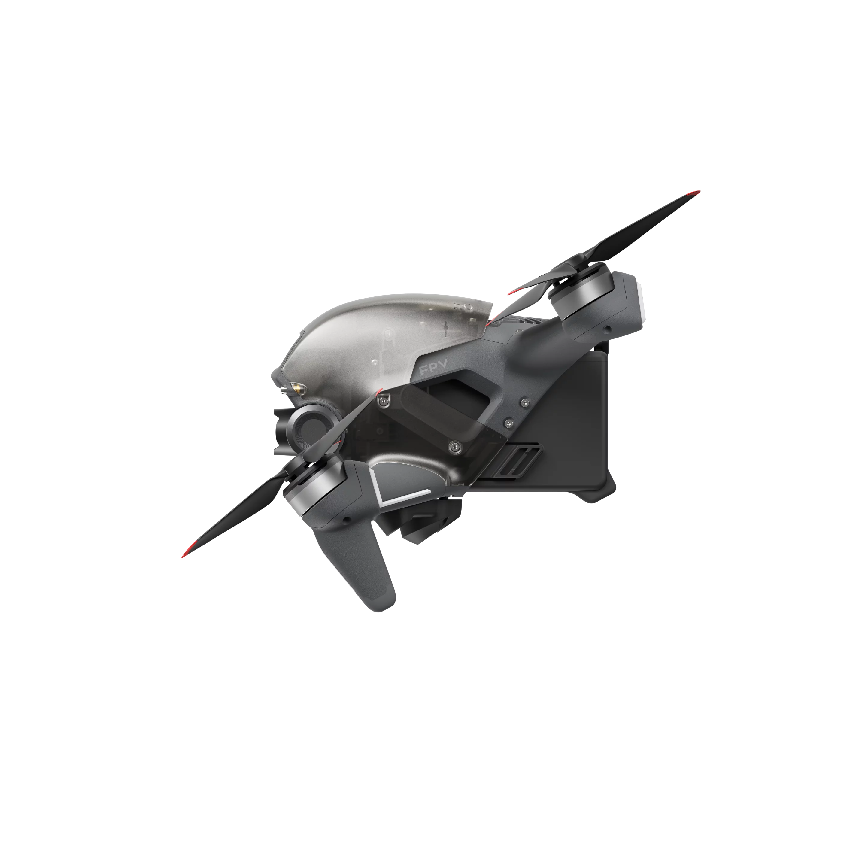 The FPV racing can go from zero to 62 mph in just 2 seconds