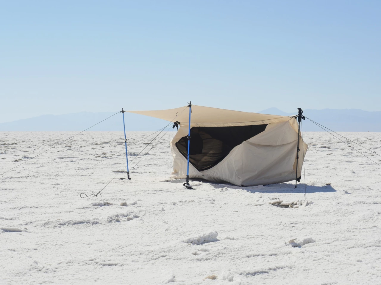 No trees? The Haven Safari doubles as a ground tent