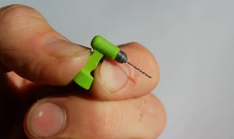 The teeny-tiny drill, made with an Ultimaker 2 3D printer (Photo: Lance Abernethy)