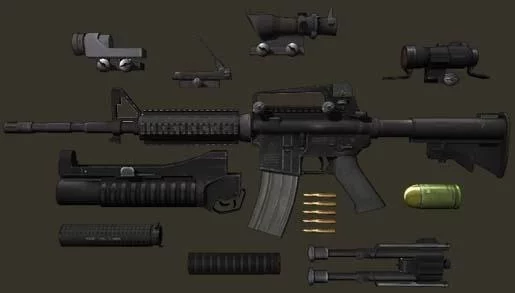 Realistic weapons and an understanding of their capabilities is all part of the training