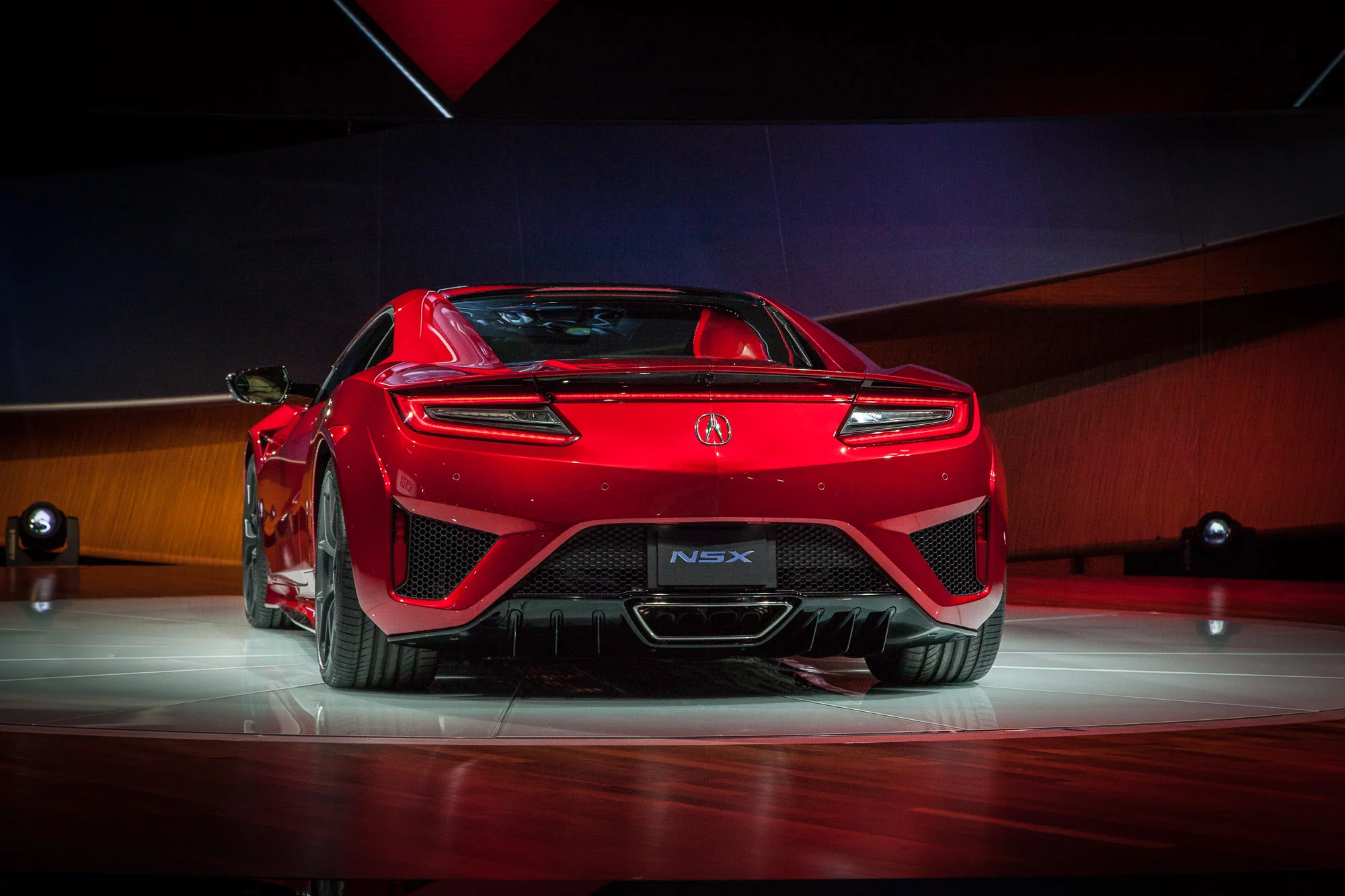 The production spec Acura NSX Version 2.0