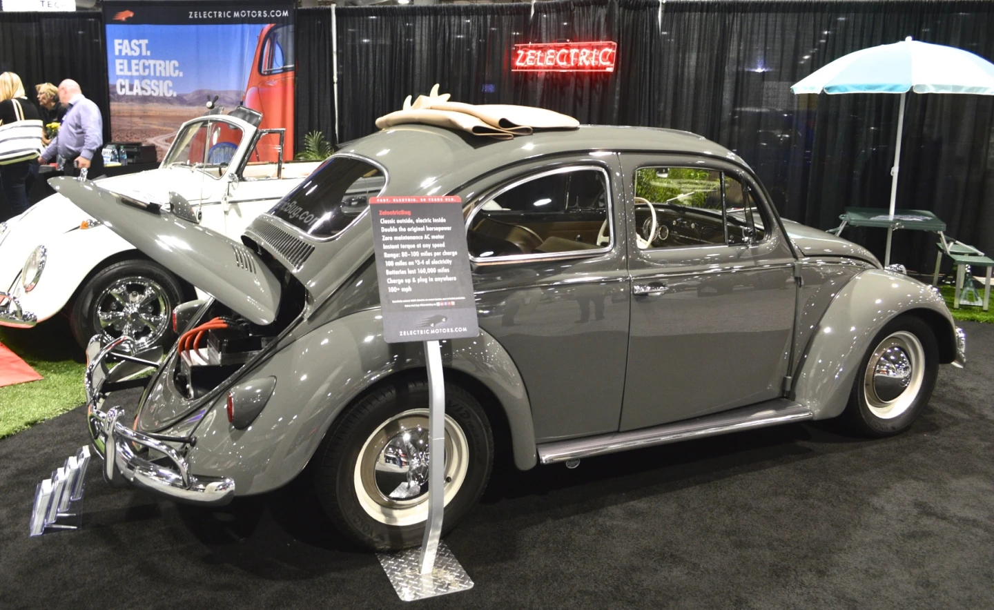 We've seen ZelectricBugs in the past, but the ZelectricBus was a new sight for us