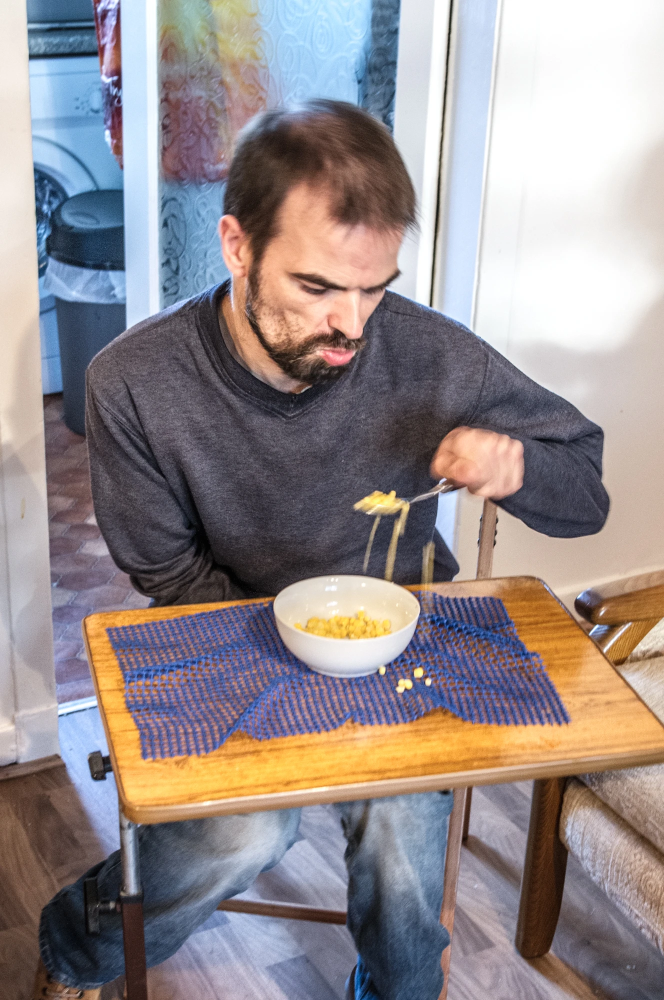 Grant Douglas was dissatisfied with existing assistive utensils