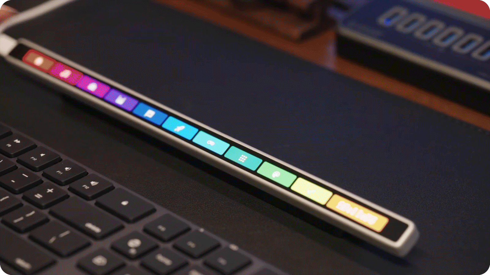 The Flexbar can populate a screen with a favorite layout at the touch of an icon