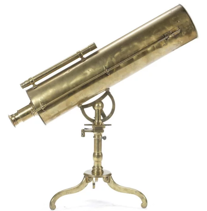 A c.1770 brass reflecting telescope