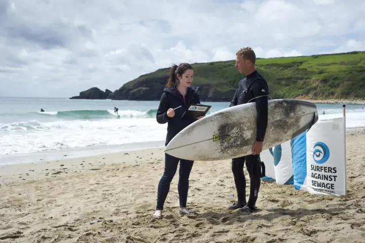An antibiotic resistant form of E.coli is more likely to be found in the guts of surfers than non-surfers