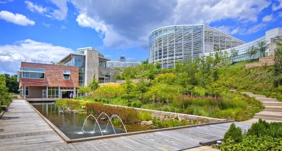 The Phipps Center for Sustainable Landscapes has recently received full Living Building Challenge certification (Photo: Denmarsh Photography)