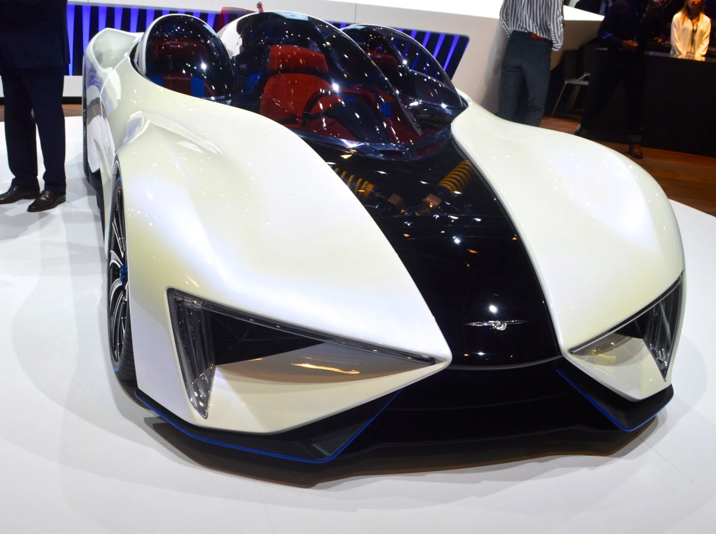 Techrules shows the final production design of its micro-turbine electric supercar at the 2017 Geneva Motor Show