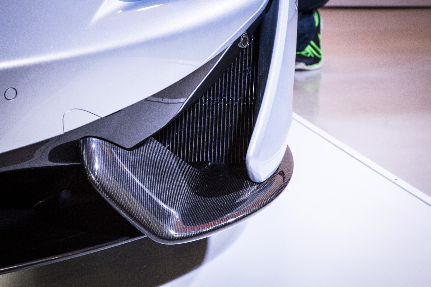 The clever four-quadrant front splitter has carried over from the 570S, providing plenty of cooling and downforce at high speed