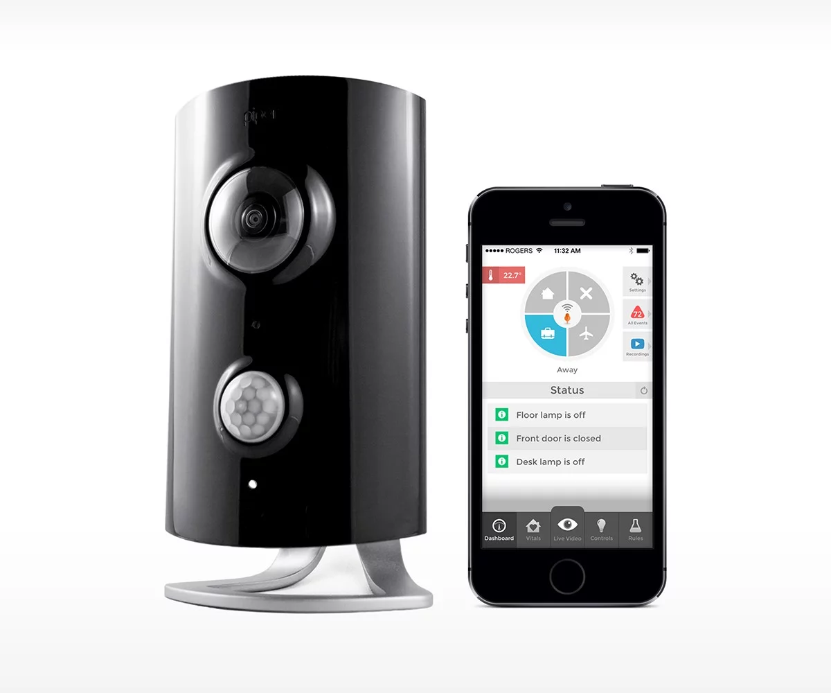 Piper allows users to monitor and interact with their home via a smartphone or tablet