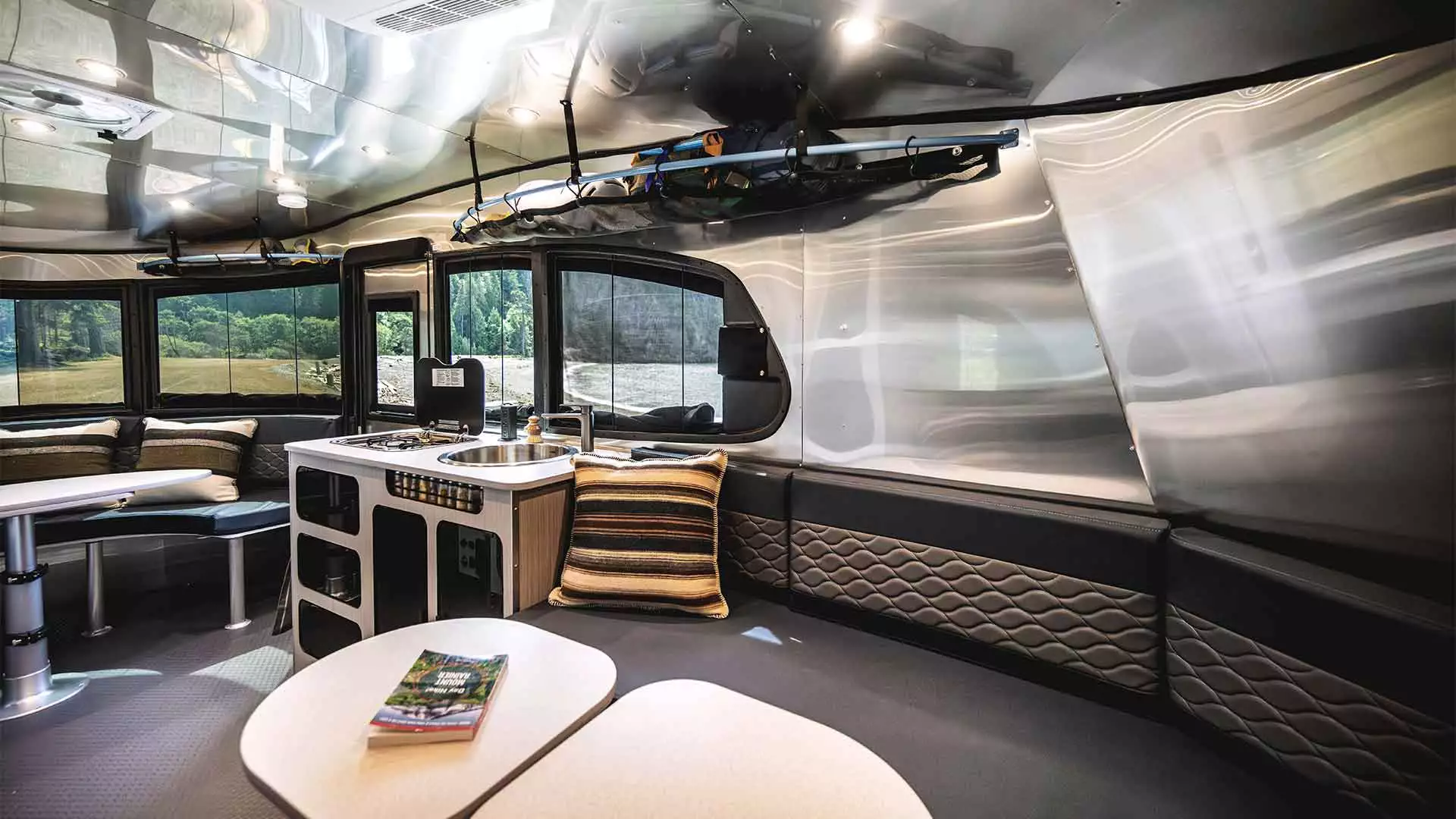 Inside the Airstream Basecamp 20X