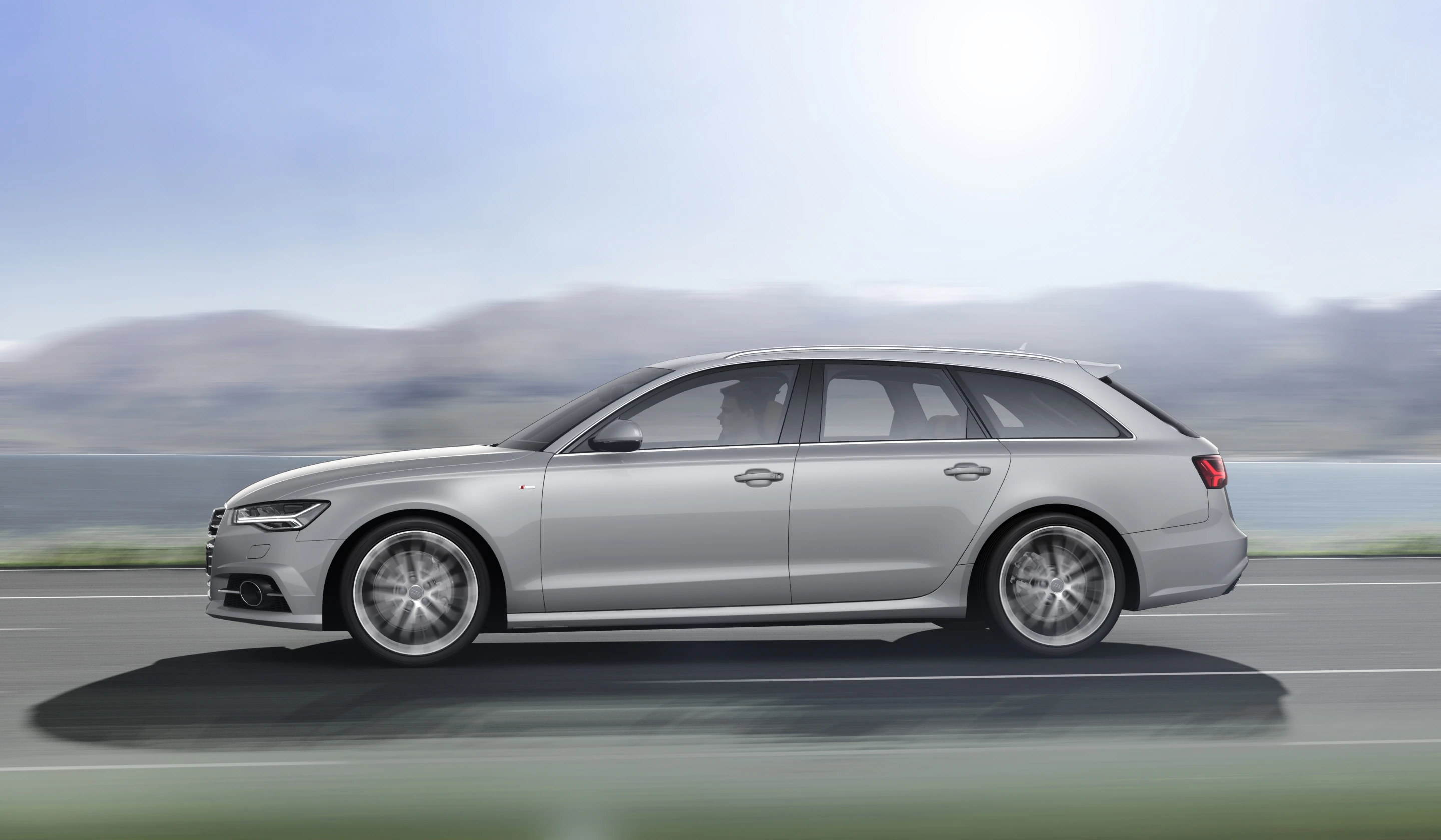 The new A6 Avant has a luggage capacity of 565 liters with the seats up