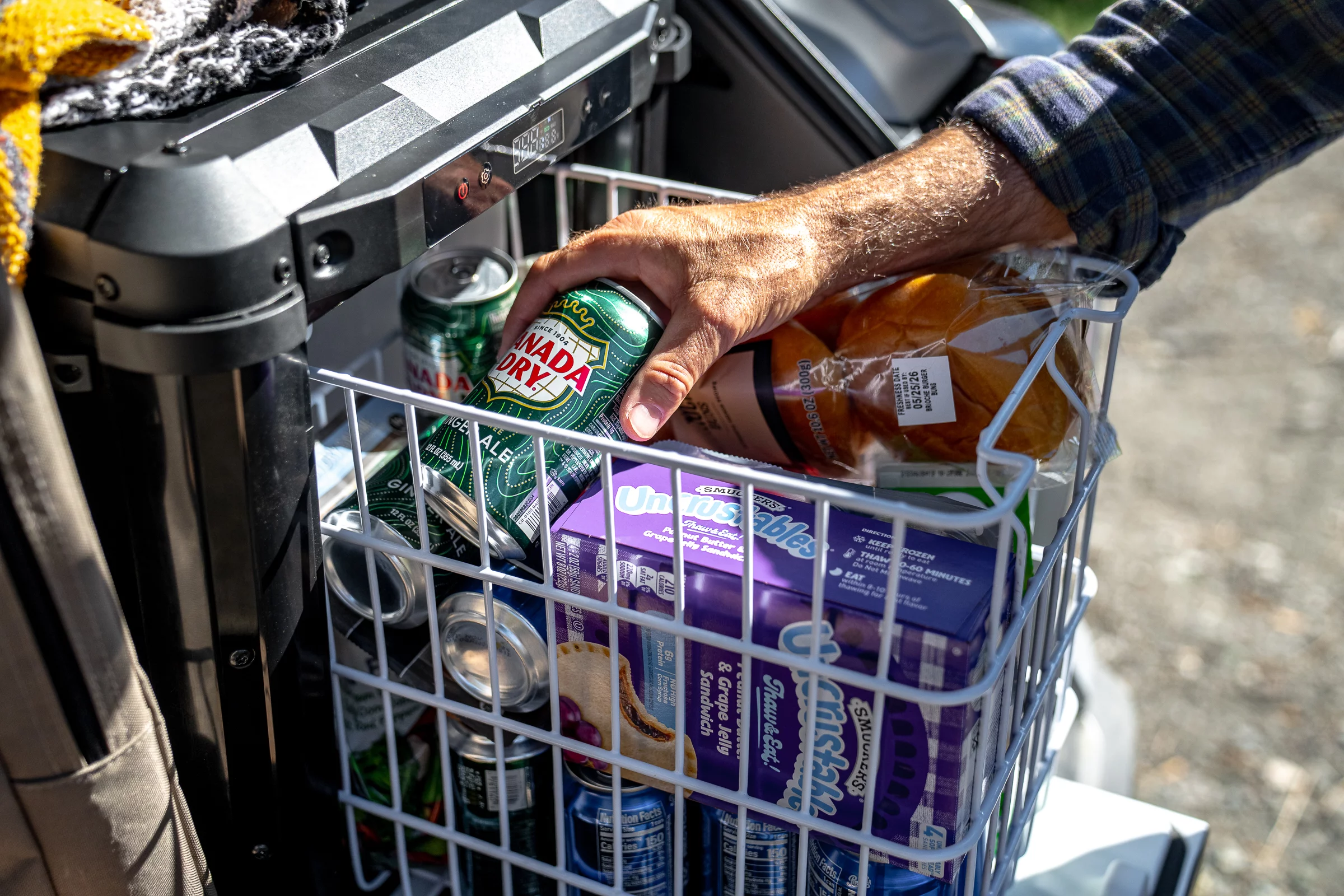 The sliding basket lets you see top to bottom to make things even easier than the standard slide-out fridge