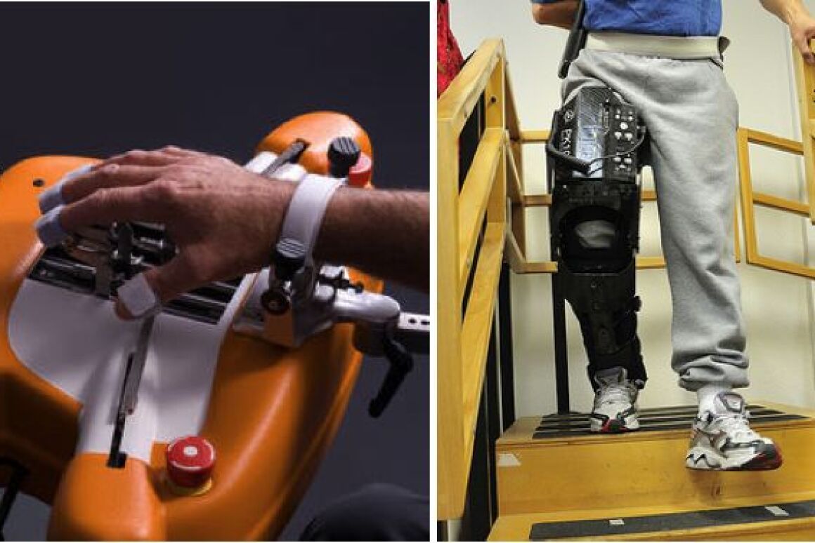 Robotic devices help stroke survivors regain movement