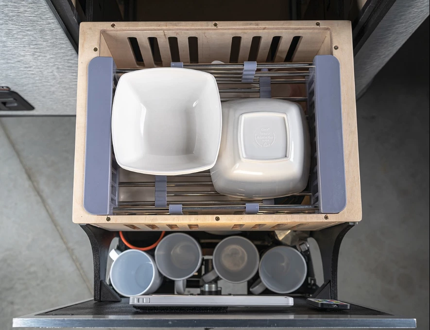 Popping the Camportable drawers