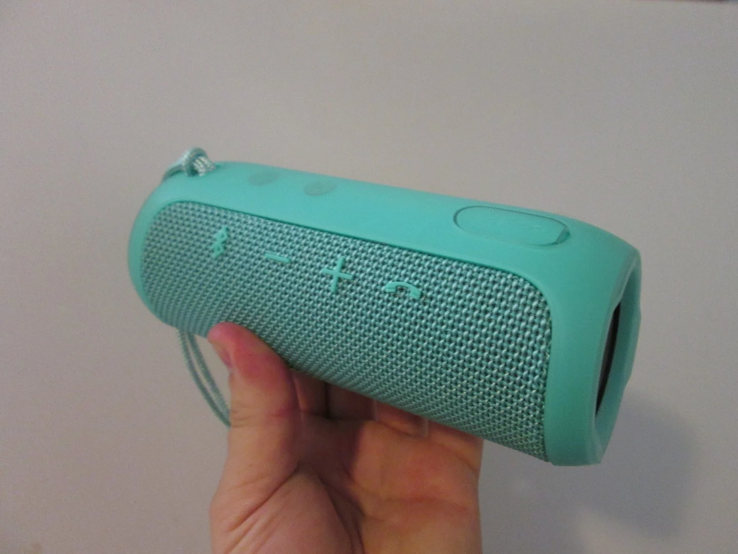 The Flip3 is about the size and weight of a can of pop