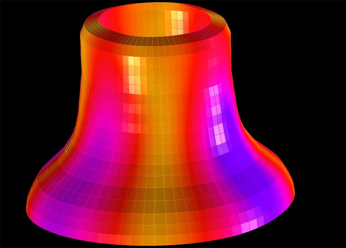 A laser vibration map of Big Ben
