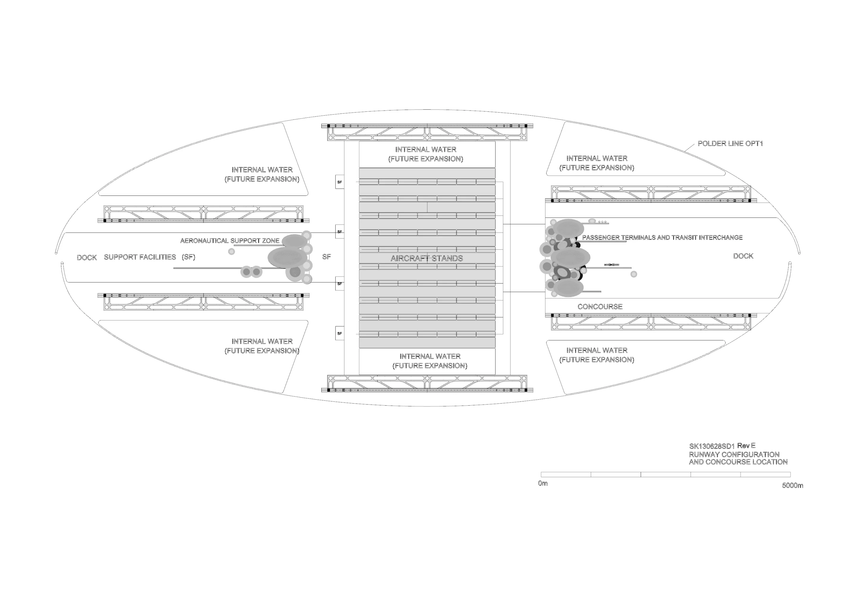 Plan of the London Britannia Airport