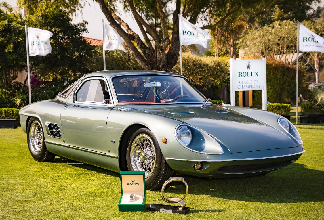 The winning 1964 ATS 2500 GTS Coupe by Allemano from the 2017 Quail Motorsports Gathering
