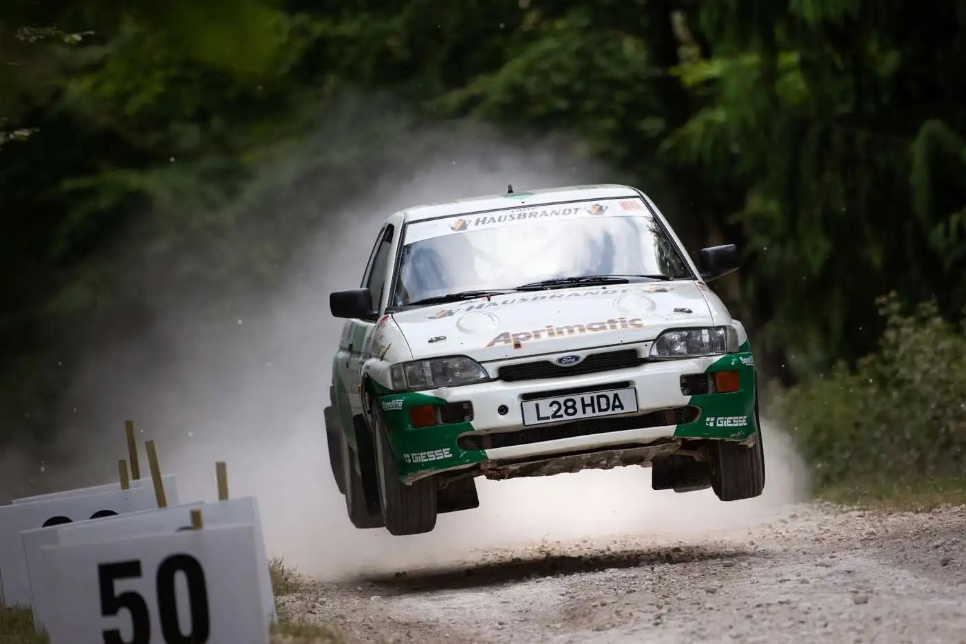 Rally action at the 2018 Goodwood Festival of Speed