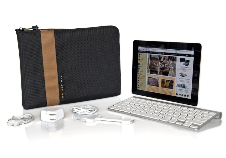 Waterfield Design's iPad Travel Express is a protective carrying case with extra room for various iPad accessories(All photos courtesy SFBags)