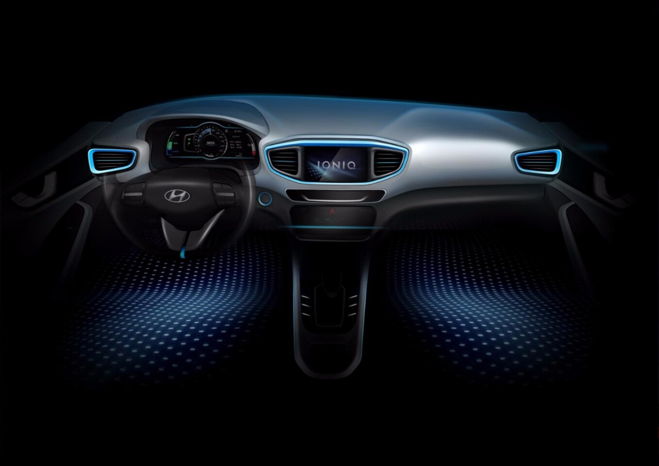 The dashboard’s overall design is up and away in Euro-style for a more airy, roomy appeal