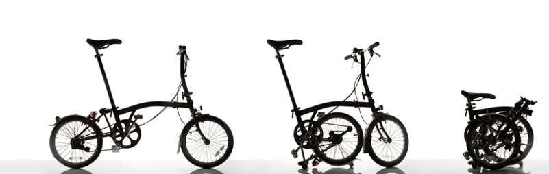 The Brompton demonstrates how it folds