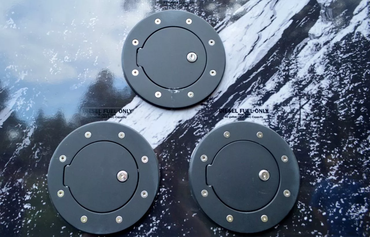 The EarthRoamer has 90 gallons worth of diesel fuel capacity