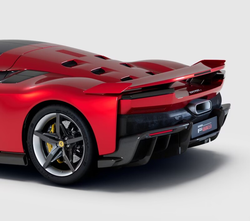 فِراری F80: هیجان بیپایان با قدرت 1200 اسب بخار