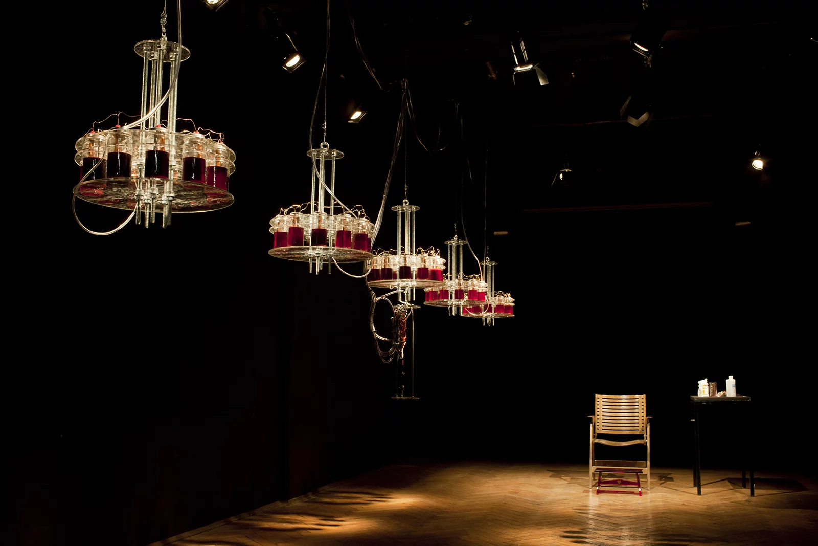 The Until I Die installation ran for about 8 hours after its launch at a gallery in Ljubljana, Slovenia