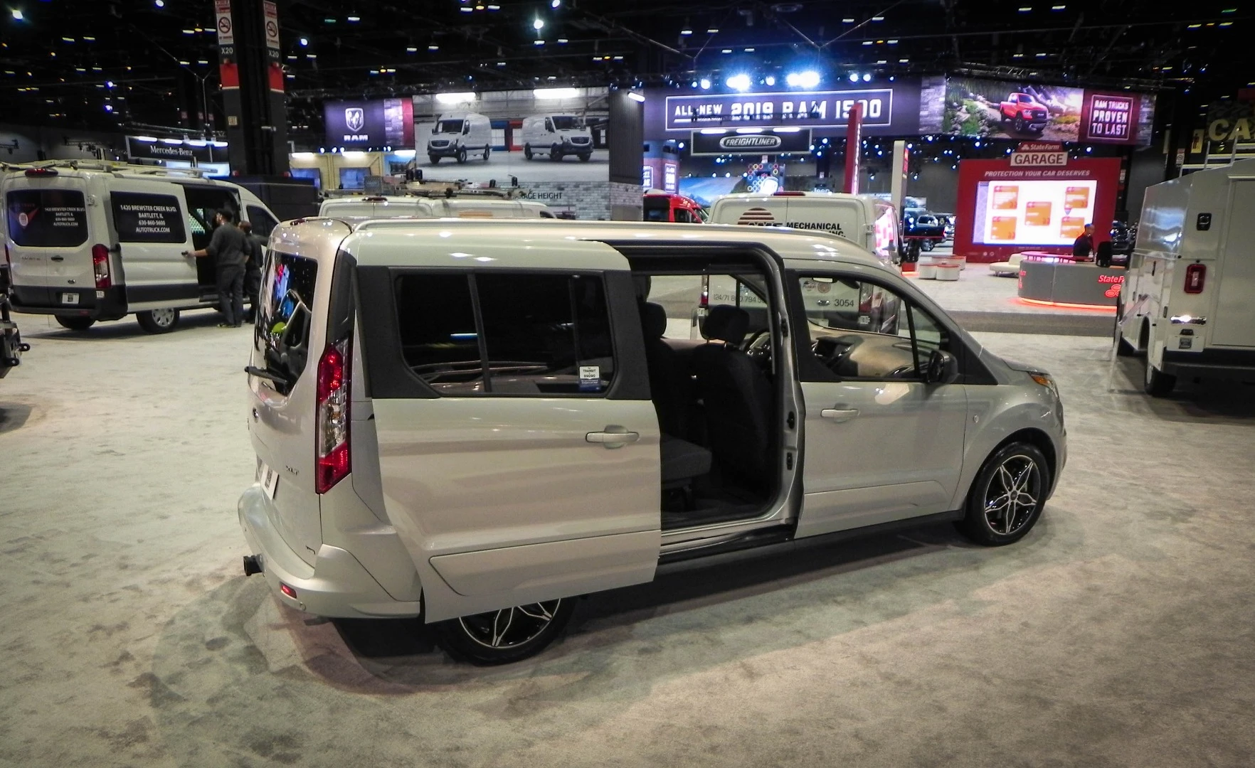 Ford unveiled a new Transit Connect Wagon as a minivan alternative