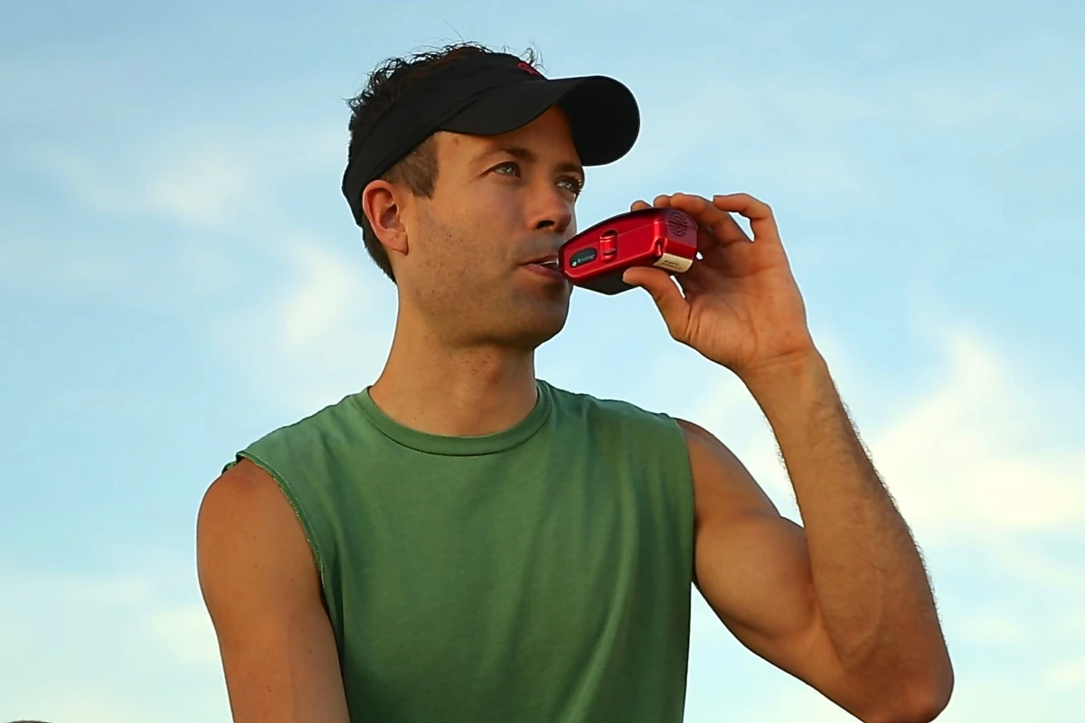 Breezing is a portable device that analyzes its user's metabolism, then advises them on exercise and diet requirements needed to meet their fitness goals