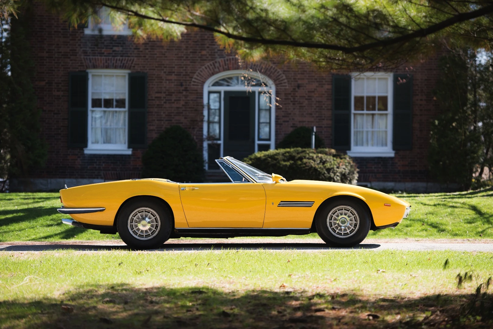 This 1968 Maserati Ghibli Spyder Prototype by Ghia is estimated to sell for between $1,200,000 and $1,800,000