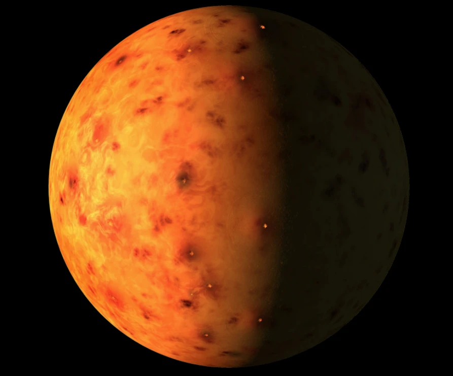 Artist's impression of TRAPPIST-1b
