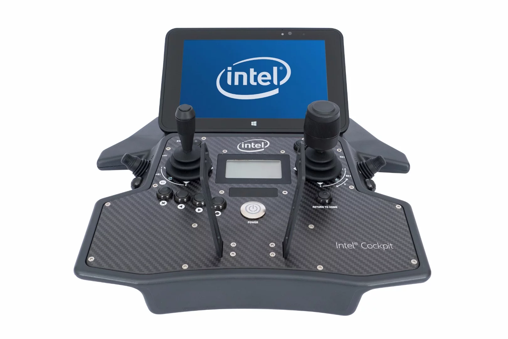 Intel's Cockpit provides ground control for the Falcon 8+ drone