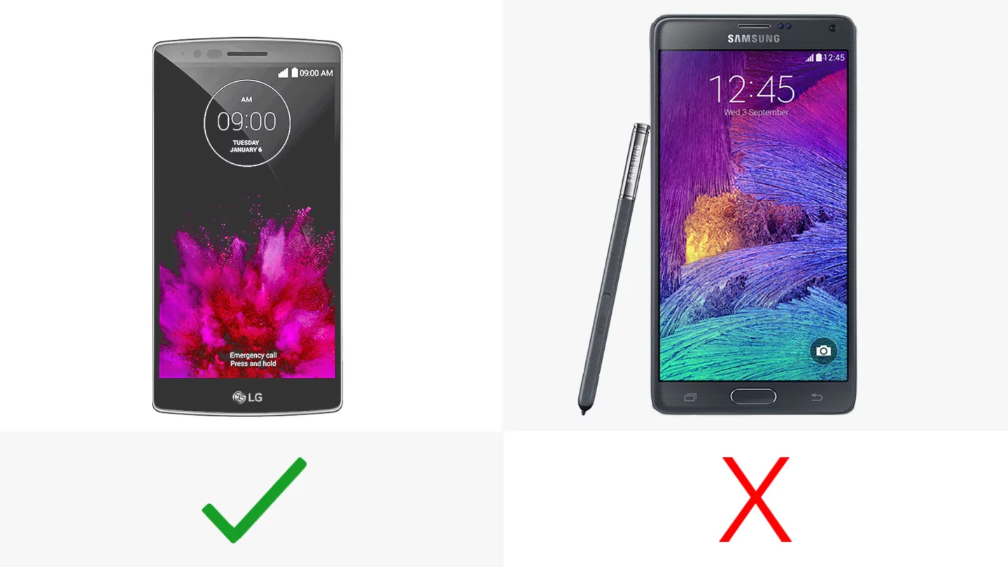 Curved/flexible display