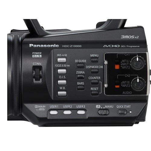 Frequently used function buttons are arranged on the side of the camera body for ease of use