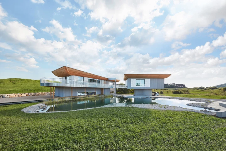 Despite being a large house, Haussicht (or Home View) operates totally off-the-grid