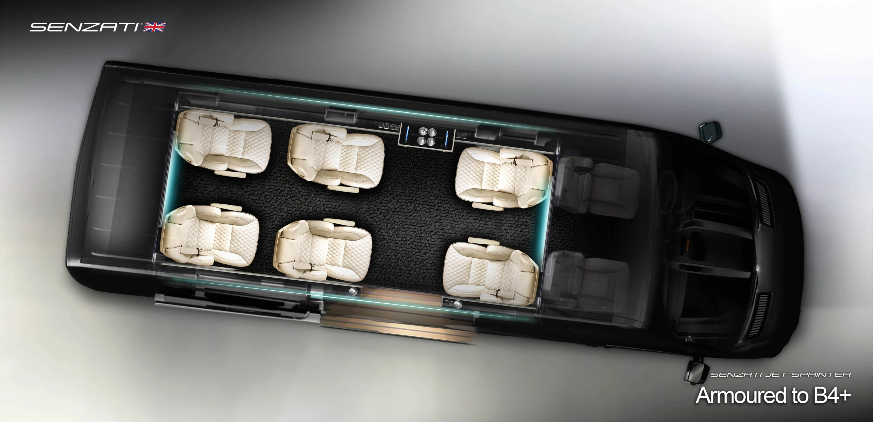 Senzati Jet Sprinter floor plan option