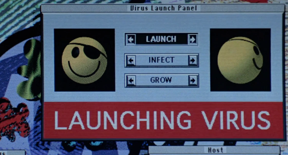 Nice and clear interface for hardcore hacking in Hackers