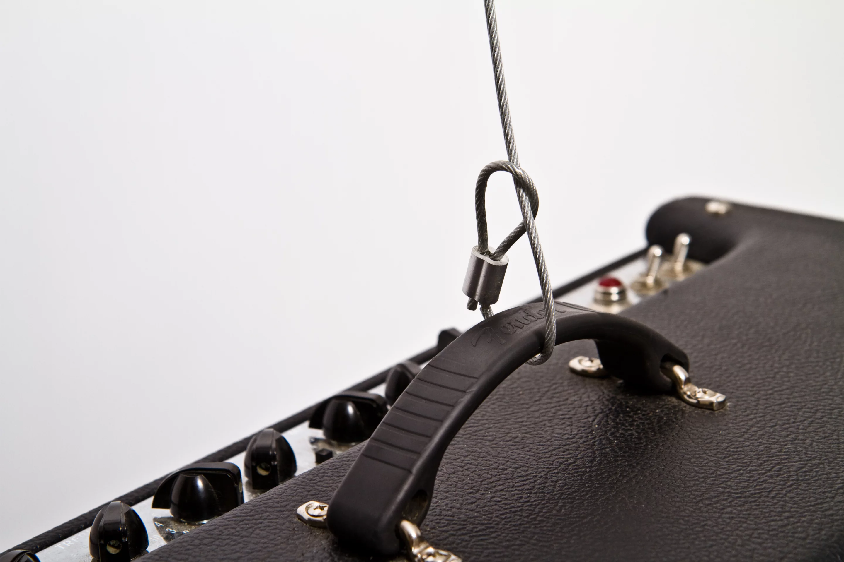 A fixed structure would no doubt afford better protection but securing the Rock Lock's heavy duty steel cable to a heavy amplifier would no doubt deter would-be thieves from making off with your prized guitar